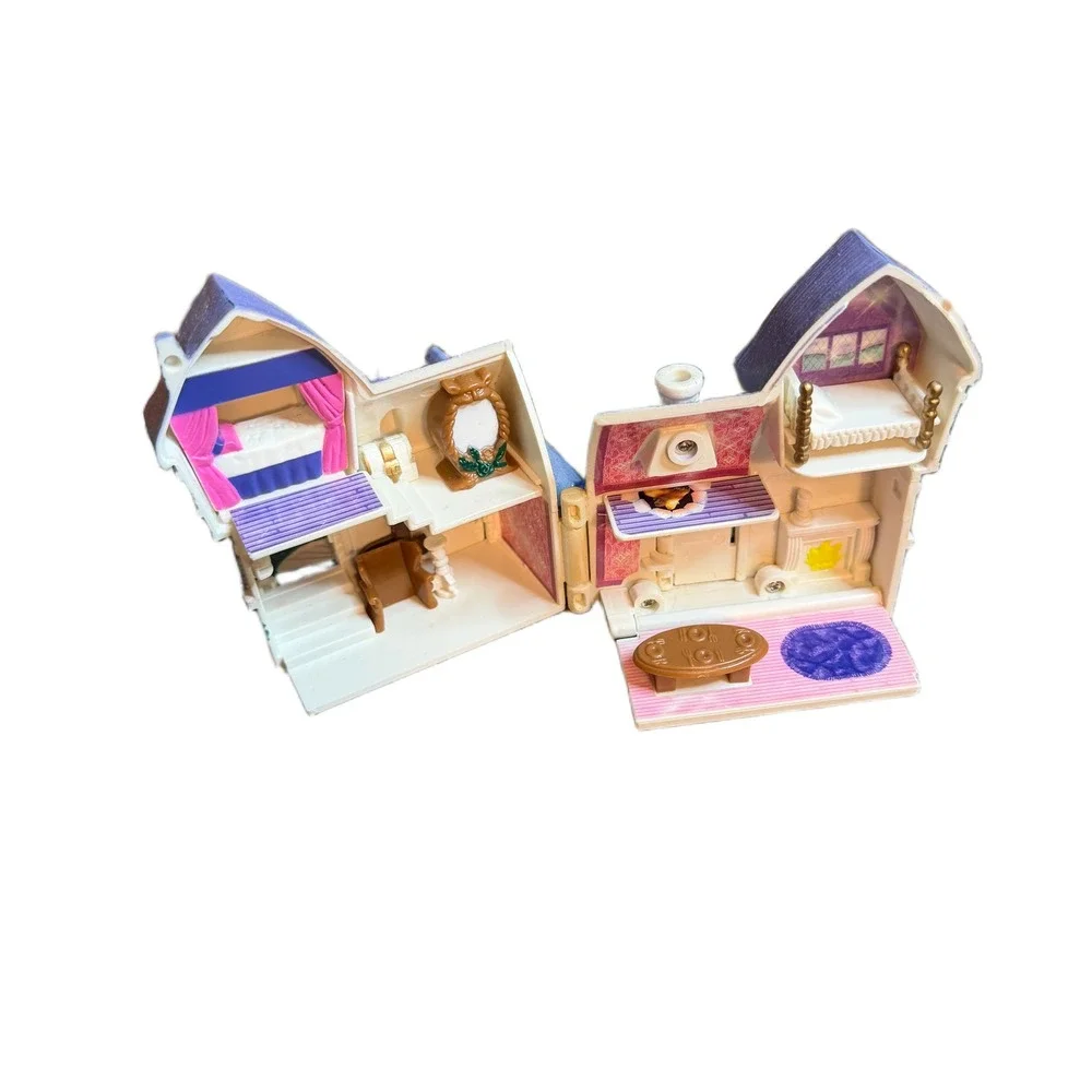 Trendmasters Disney Beauty & the Beast Castle Playset Purple Gold Vintage 1997